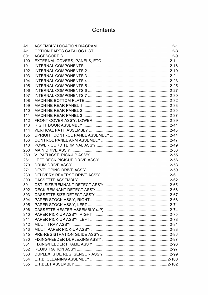 Canon imageRUNNER-ADVANCE-iR 8085 8095 8105Pro Parts Catalog-3